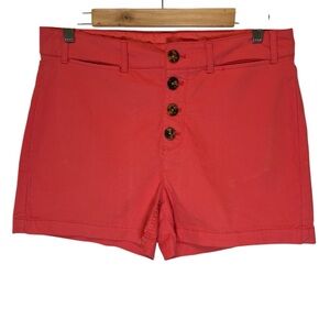 NEW Women's “Chino” Button-Up Shorts Sz 10